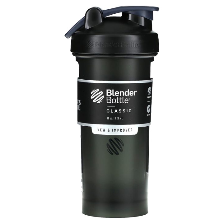 Шейкер спортивный, Blender Bottle, Classic, FC Black, черный, 828 мл (28 унций)