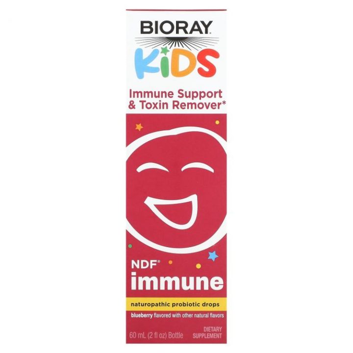 Bioray NDF, Kids, поддержка иммунитета и детоксикация, Immune Support & Toxin Remover, 60 мл