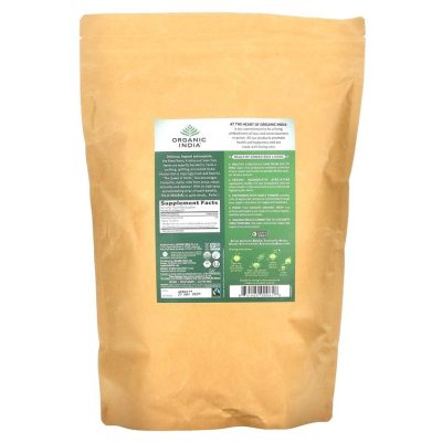 Organic India, Tulsi Tea, Листовой травяной чай тулси, без кофеина, 454 г (16 унций)