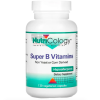 Nutricology, Super B Vitamins, одиннадцать витаминов группы B,120 капс- ДИСКОНТ - до 12/25