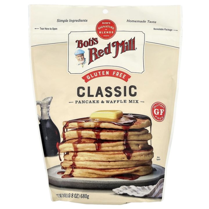 Bob's Red Mill, Classic Pancake & Waffle Mix, смесь для блинов и вафель, без глютена, 680 г