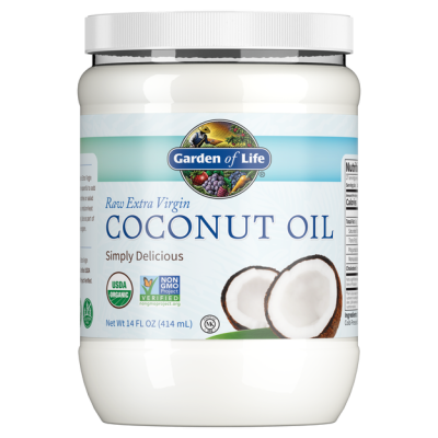 Garden of Life, Coconut Oil Extra Virgin, Сырое кокосовое масло первого отжима, 414мл