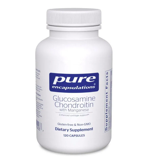 Pure Glucosamine Chondroitin w/Manganese, Глюкозамин Хондроитин с марганцем ,120 капсул