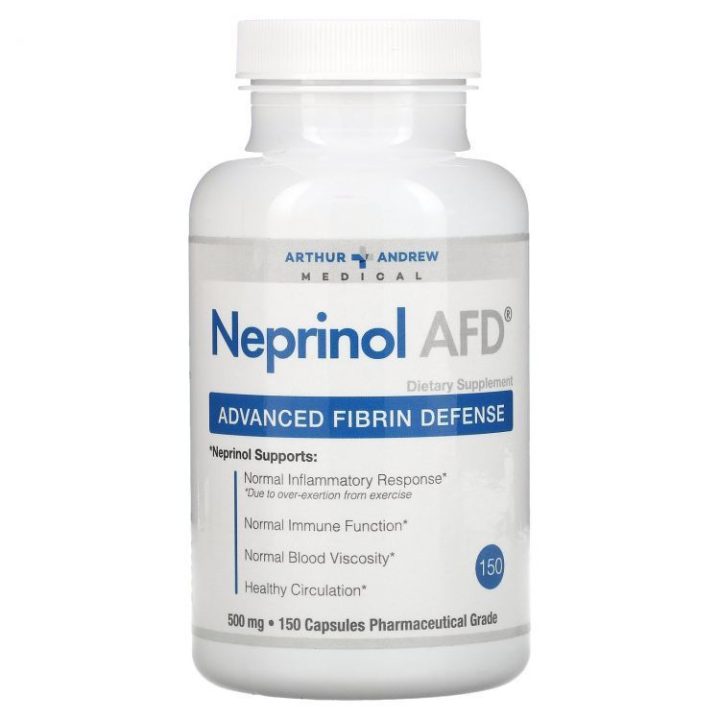 Arthur Andrew Medical, Neprinol AFD, Непринол, 500 мг, 150 капсул