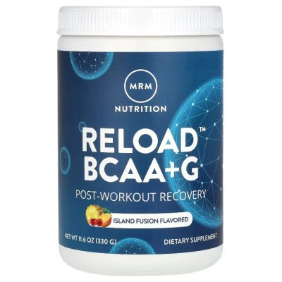 MRM Nutrition, Средство для восстановления после тренировки, RELOAD BCAA+G, островной фьюжн, 330 гр