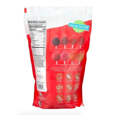 YumEarth, Organic Pops, Органические леденцы, ассорти, 50 леденцов