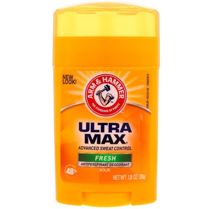 Ultra Max, Arm&Hammer, Fresh, твердый дезодорант-антиперспирант, 28гр
