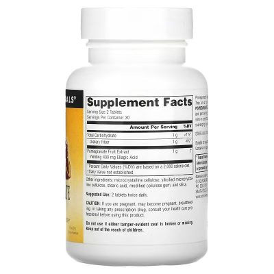 Source Naturals, экстракт граната, 60 таблеток