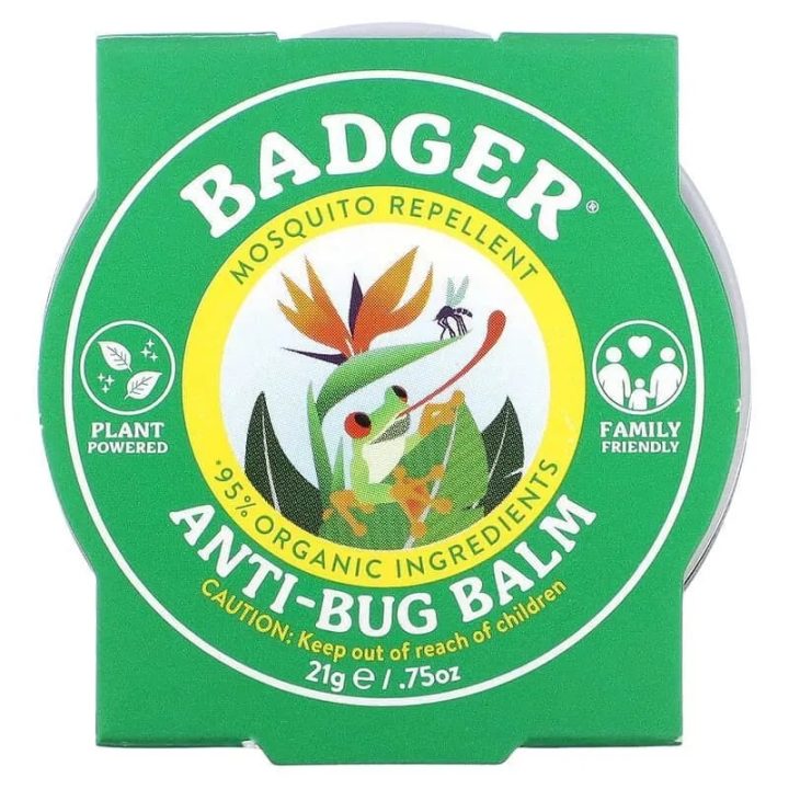 Badger Company, Бальзам для защиты от насекомых с цитронеллой и розмарином, 21 г