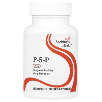 Seeking Health, P-5-P, витамин В6, 25 мг, 100 капсул