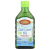 Carlson, God liver oil Kids, жир из печени норвежской трески для детей, зеленое яблоко, 250 мл