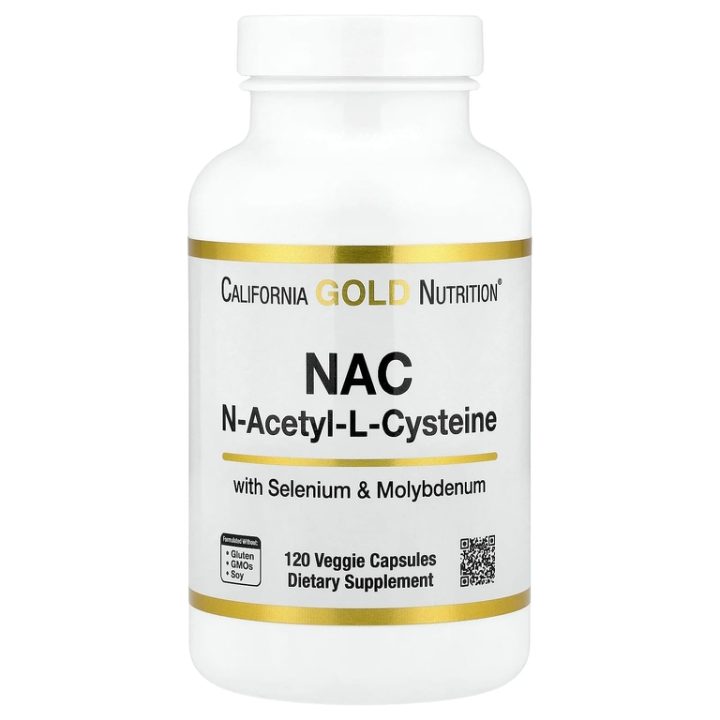 Lake Avenue Nutrition, NAC 600мг, ацетилцистеин с молибденом и селеном, 120 капсул