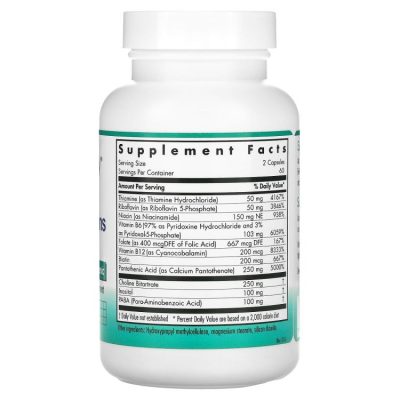 Nutricology, Супер-комплекс витаминов группы B, Super B Vitamins, 120 капсул