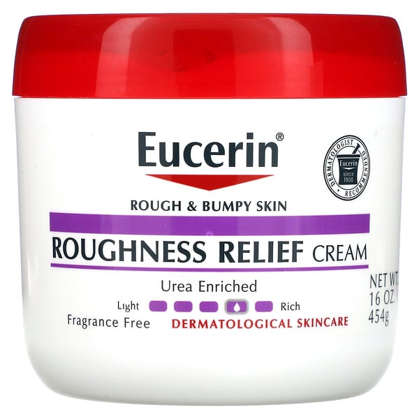Eucerin, ROUGHNESS RELIEF, Крем для тела, разглаживающий неровности, без запаха, 454 г