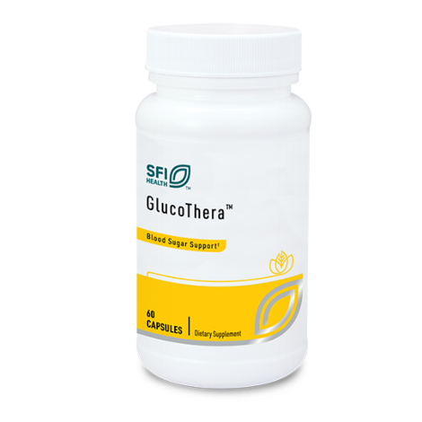 SFI Health (Klaire Labs), GlucoThera, питательные вещества для метаболизма глюкозы, 60 капсул