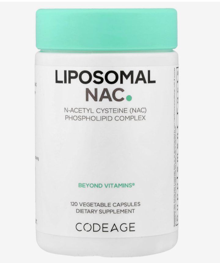 Codeage, Liposomal NAC, липосомальный NAC, 450 мг, 120 капсул