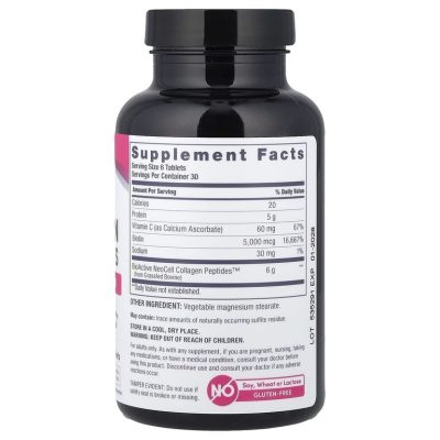 Neocell, Super Collagen + C+ biotin, Коллаген, витамин C и биотин, 180 таблеток
