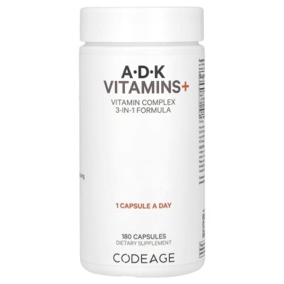 Code Age, Vitamins A+D+K, 180 капсул