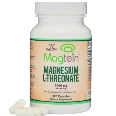 Double Wood Supplements, Magnesium L-Threonate 2000 mg, Магний L-Треонат, 120 капсул