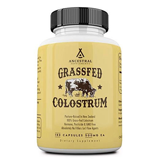 Ancestral Supplements, Молозиво травяного откорма, Grass Fed Colostrum 180 капсул