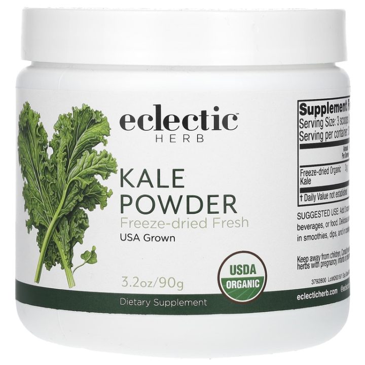 Eclectic Herb, Kale Powder, порошок из кудрявой капусты, 90 г