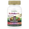 NaturesPlus, Мультивитамины для детей Animal Parade Gold, со вкусом вишни, винограда и апельсина 60 таблеток