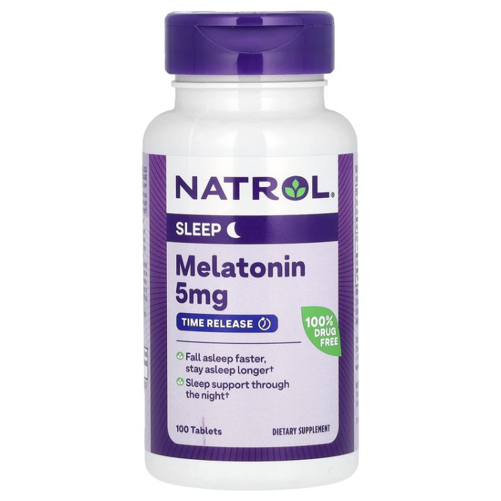 Melatonin, Sleep, мелатонин, 5 мг, 100 таблеток