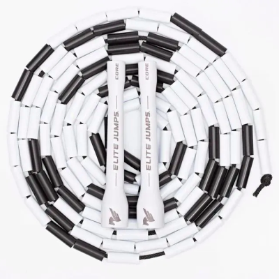 Elite Jumps cкакалка бисерная для трюков Core Beaded Jump Rope Salt & Pepper