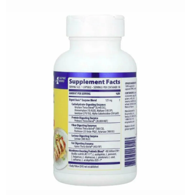 Enzymedica, Digest Basic + Probiotiс, Пищеварительные ферменты + пробиотики, 90 капс