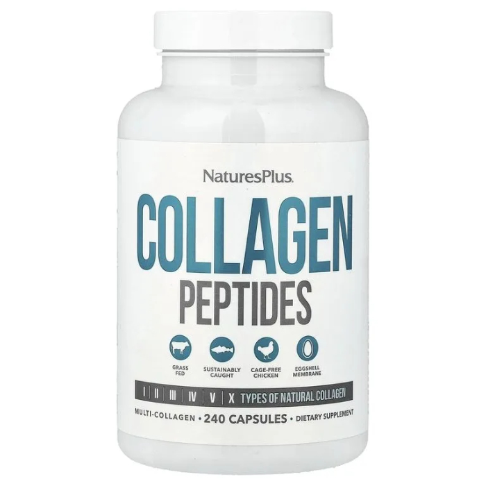 NaturesPlus, Пептиды коллагена, Collagen Peptides, 240 капсул