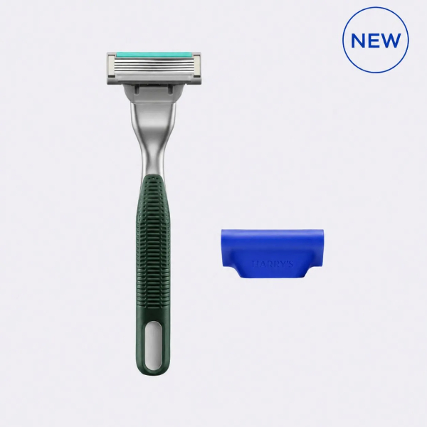 Harry's, Plus Handle, Бритвенный станок+1 кассета (5 лезвий), цвет Moss (темно-зеленый)