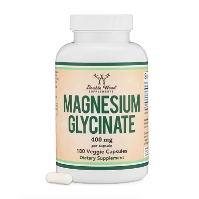 Double Wood Supplements, Magnesium Glycinate, Глицинат магния, 180 капсул