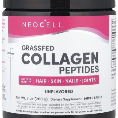 Neocell, Grassfed Collagen Peptides, пептиды коллагена, травяной откорм, 200г