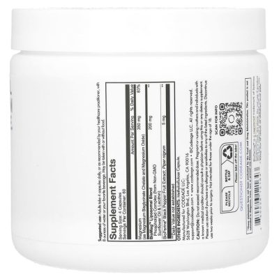 CodeAge, Липосомальный глицинат магния, Liposomal Magnesium Glycinate, 240 капсул