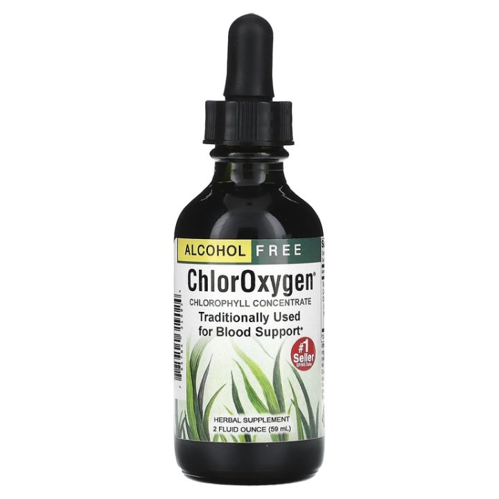 Herbs Etc., ChlorOxygen, концентрат хлорофилла, без спирта, Chlorophyll Concentrate, 59 мл