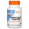 Doctor's Best, альфа-липоевая кислота (АЛК) 600 мг, Alpha-Lipoic Acid 600, 60 капсул