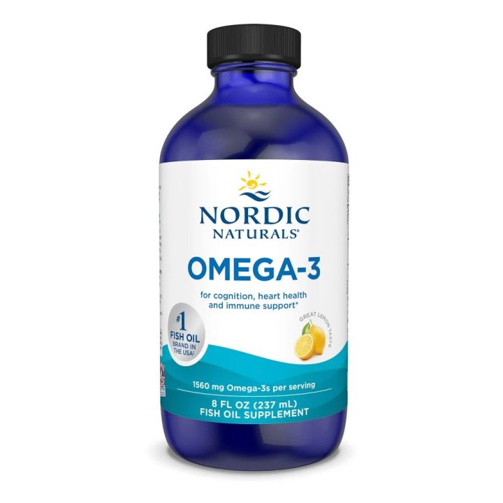Nordic Naturals, Омега-3 с лимонным вкусом, 1560 мг, 237мл