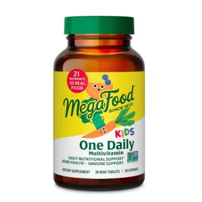 MegaFood, Мультивитамины для детей Kids One Daily, 30 мини таблеток