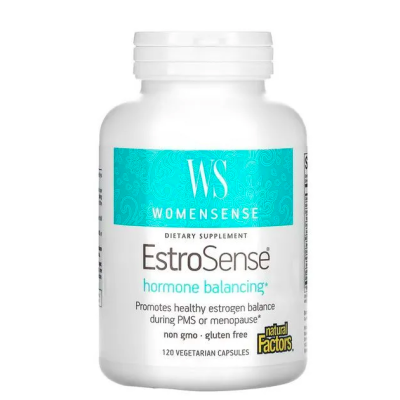 Natural Factors, EstroSense, WomenSense, Гормональный баланс, 120 капсул