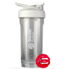 Blender Bottle, Шейкер, Tritan Sport+BlenderBall, цвет белый/прозрач+красный, 828 мл