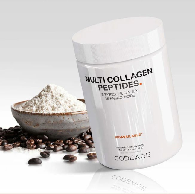CodeAge, Multi Collagen Peptides, Коллаген пептиды 5 типов, без ароматизаторов, 252 г