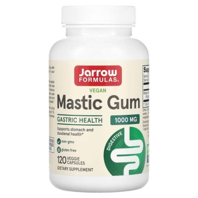 Mastic Gum, Мастиковая смола, 120 капсул, Jarrow