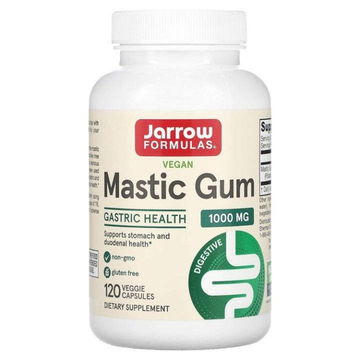 Mastic Gum, Мастиковая смола, 120 капсул, Jarrow