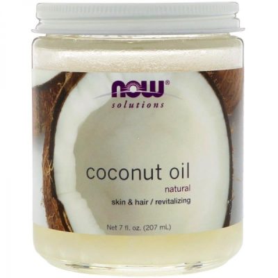 NOW Coconut Oil Natural, Кокосовое масло, 207мл