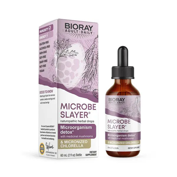 Bioray, Microbe Slayer, очищение от микроорганизмов, 60 мл