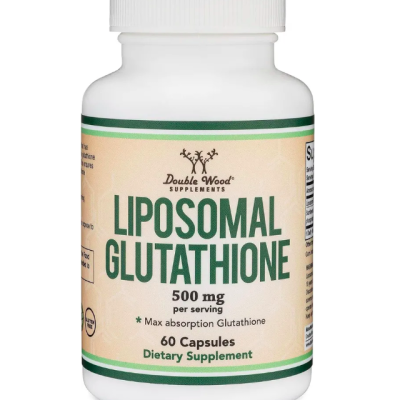 Double Wood Supplements, Liposomal Glutathione 500 mg, Липосомальный глутатион, 60 капсул