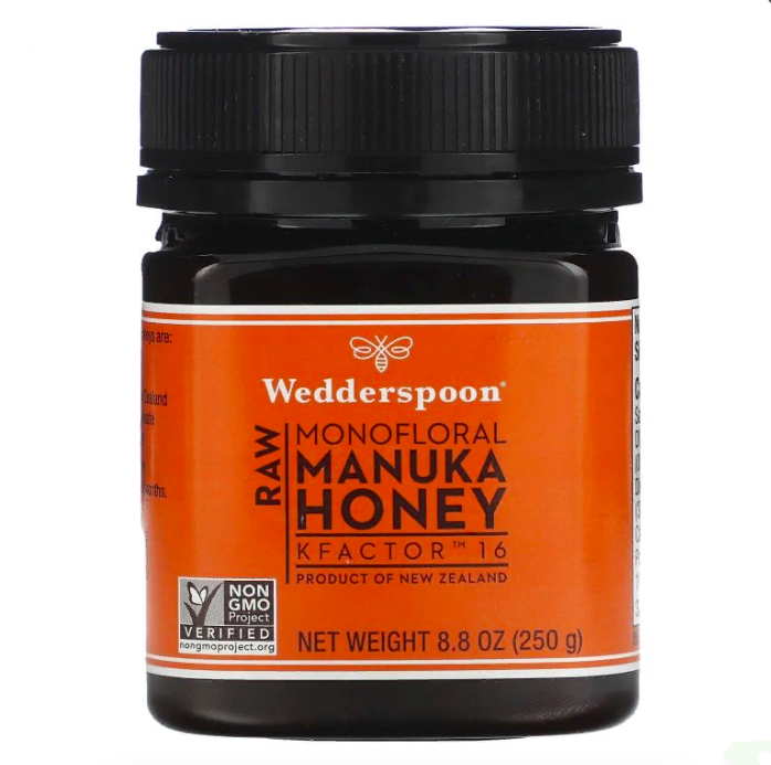 Wedderspoon, Manuka Honey, KFactor 16, Мед манука, 250 г