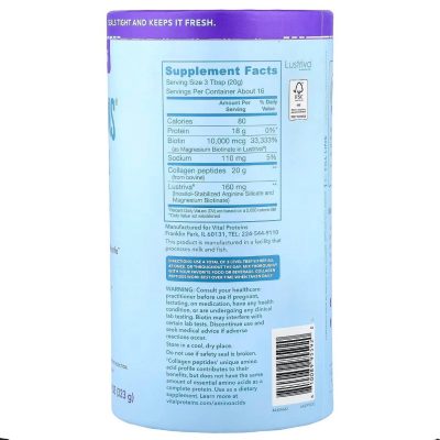 Vital Proteins, Hair Complex, Питательный комплекс для волос с коллагеном, без добавок, 323 гр
