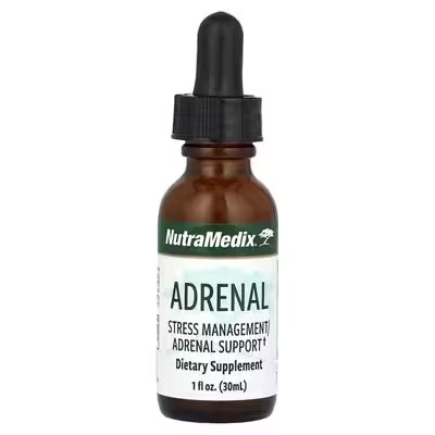 NutraMedix, Adrenal Support, поддержка надпочечников + управление стрессом, 30 мл