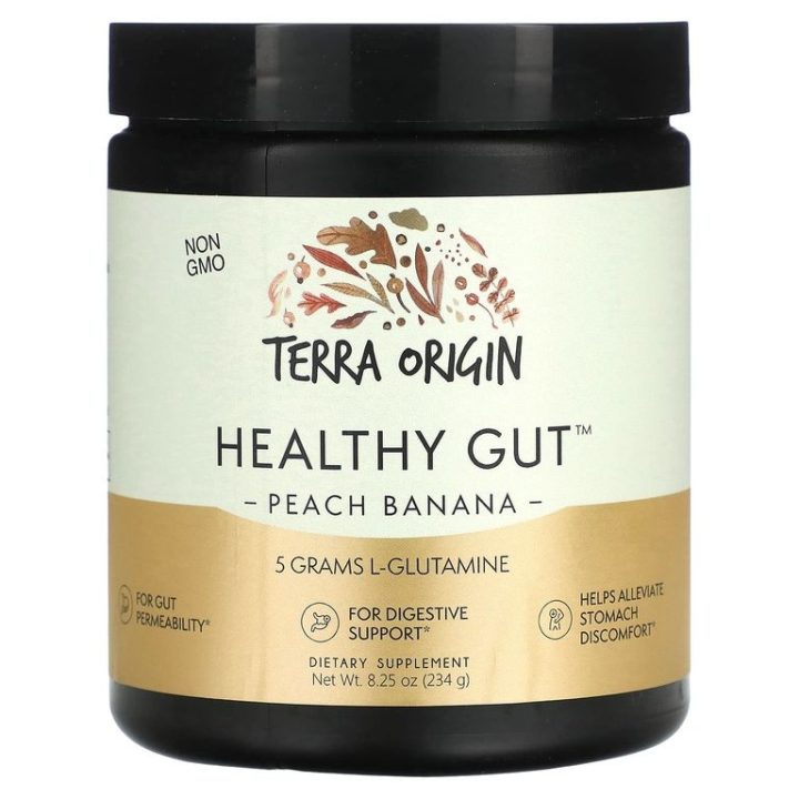 Terra Origin, Healthy Gut, Peach Banana, Поддержка жкт, персик/банан, 234 г